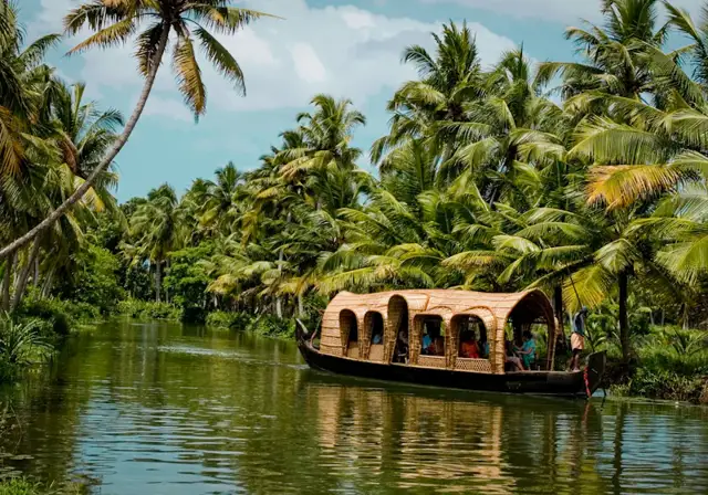 Houseboat on the Kerala backwaters